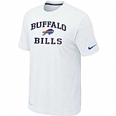 Men's Buffalo Bills Team Logo White Nike Short Sleeve T-Shirt FengYun,baseball caps,new era cap wholesale,wholesale hats